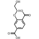 CAS 登录号：111822-80-1， 2-(2-羟基乙氧基)对苯二甲酸