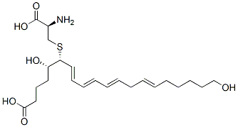 CAS#: 111844-33-8, (5S,6R,7E,9E,11Z,14Z)-6-[(2R)-2-Amino-3-Hydroxy-3-Oxopropyl]Sulfanyl-5,20-Dihydroxyicosa-7,9,11,14-Tetraenoic Acid