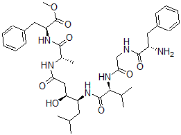 CAS 登录号：112317-46-1， 苯丙氨酰-甘氨酰-缬氨酰-苄氧喹甲酯-丙氨酰-苯基丙氨酸甲酯