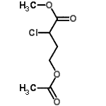CAS 登录号：112343-32-5， 甲基4-乙酰氧基-2-氯丁酸酯