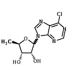 CAS#: 112506-90-8, 6-Chloro-9-(5-Deoxy-D-Ribofuranosyl)-9H-Purine
