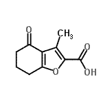 CAS#: 112579-43-8, 3-Methyl-4-Oxo-4,5,6,7-Tetrahydro-1-Benzofuran-2-Carboxylic Acid