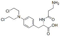 CAS#: 112710-37-9, (2S)-2-(3-Aminopropanoylamino)-3-[4-[Bis(2-Chloroethyl)Amino]Phenyl]Propanoic Acid
