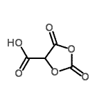 CAS#: 112726-72-4, 2,5-Dioxo-1,3-Dioxolane-4-Carboxylic Acid