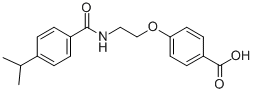 CAS#: 113079-40-6, 4-(2-(4-Isopropylbenzamido)Ethoxy)Benzoic Acid