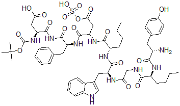 CAS#: 113137-57-8, tert-butyloxycarbonylnorleucine(28,31)-Cholecystokinin (26-33)