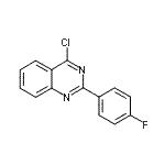 CAS#: 113242-33-4, 4-Chloro-2-(4-Fluorophenyl)Quinazoline