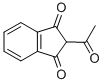 CAS 登录号：1133-72-8， 2-乙酰基-1,3-茚满二酮