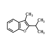 CAS 登录号：113334-55-7， 2-异丙基-3-甲基-1-苯并呋喃