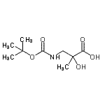 CAS#: 113525-87-4, 2-Hydroxy-2-Methyl-3-({[(2-Methyl-2-Propanyl)Oxy]Carbonyl}Amino)Propanoic Acid