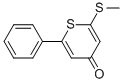 CAS#: 113544-16-4, 2-(Methylthio)-6-Phenyl-4H-Thiopyran-4-One