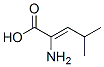 CAS 登录号：113586-23-5， (Z)-2-氨基-4-甲基戊-2-烯酸