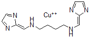 CAS 登录号：113634-09-6， N,N'-二(咪唑-2-亚基甲基)丁烷-1,4-二胺铜