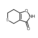 CAS#: 113748-39-3, 6,7-Dihydro-4H-Thiopyrano[3,4-d][1,2]Oxazol-3(2H)-One