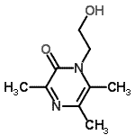 CAS 登录号：113934-96-6， 1-(2-羟基乙基)-3,5,6-三甲基-2(1H)-吡嗪酮