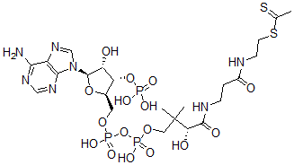 CAS 登录号：113947-51-6， 乙酰基二硫代-辅酶A
