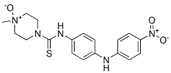 CAS 登录号:113962-61-1, 4-甲基-N-(4-((4-硝基苯基)氨基)苯基)-1-哌嗪硫代甲酰胺4-氧化物