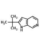 CAS 登录号：113975-42-1， 2-(2-甲基-2-丙基)-1H-吡咯并[2,3-c]吡啶