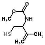 CAS#: 114087-09-1, Methyl (3-Methyl-1-Sulfanyl-3-Buten-2-Yl)Carbamate