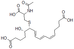 CAS#: 114115-52-5, 16-Carboxy-17,18,19,20-Tetranor-14,15-Dihydro-N-Acetylleukotriene E4