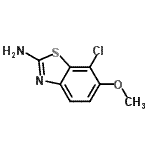 CAS#: 114118-80-8, 7-Chloro-6-Methoxy-1,3-Benzothiazol-2-Amine