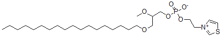CAS#: 114177-02-5, (2-Methoxy-3-Octadecoxypropyl) 2-(1,3-Thiazol-3-Ium-3-Yl)Ethyl Phosphate