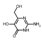 CAS#: 114282-45-0, 2-Amino-5-Hydroxy-6-(Hydroxymethyl)-4(1H)-Pyrimidinone