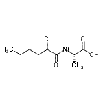 CAS#: 114307-20-9, DL- N-(2-Chlorohexanoyl)-Alanine