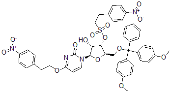 CAS#: 114522-13-3, 5'-O-Dimethoxytrityl-O(4)-4-Nitrophenylethyl-2'-O-4-Nitrophenylethylsulfonyluridine