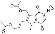 CAS#: 114560-31-5, [(E)-3-[3-(Acetyloxymethyl)-5-Aziridin-1-Yl-1-Methyl-4,7-Dioxo-Indol-2-Yl]Prop-2-Enyl] Acetate