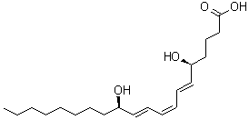 CAS 登录号：114616-11-4， (5S,6E,8Z,10E,12R)-5,12-二羟基-6,8,10-二十碳三烯酸