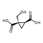 CAS#: 114644-54-1, (1R,2S)-1-(Hydroxymethyl)-1,2-Cyclopropanedicarboxylic Acid