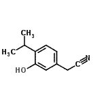 CAS#: 114649-71-7, (3-Hydroxy-4-Isopropylphenyl)Acetonitrile