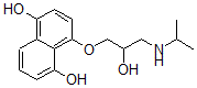 CAS 登录号：114662-00-9， 4-[2-羟基-3-(丙-2-基氨基)丙氧基]萘-1,5-二醇