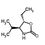 CAS 登录号：114744-95-5， (4S,5S)-5-乙基-4-异丙基-1,3-恶唑烷-2-酮