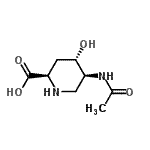 CAS#: 114826-78-7, (2R,4S,5S)-5-Acetamido-4-Hydroxy-2-Piperidinecarboxylic Acid