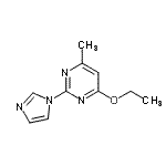 CAS 登录号：114834-00-3， 4-乙氧基-2-(1H-咪唑-1-基)-6-甲基嘧啶