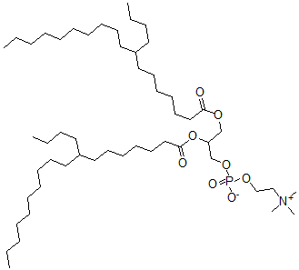 CAS#: 114928-03-9, 2,3-Bis(8-Butyloctadecanoyloxy)Propyl 2-Trimethylazaniumylethyl Phosphate