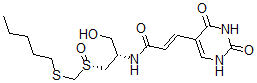 CAS 登录号：114991-34-3， (E)-3-(2,4-二氧代-1H-嘧啶-5-基)-N-[(2S)-1-羟基-3-[(R)-戊基硫基甲基亚磺酰]丙-2-基]丙-2-烯酰胺