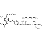 CAS#: 115099-58-6, N-{5-Amino-2-[(E)-{4-[(4,6-Bis{[3-(Diethylamino)Propyl]Amino}-1,3,5-Triazin-2-Yl)Amino]Phenyl}Diazenyl]-4-(2-Methoxyethoxy)Phenyl}Acetamide