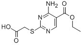CAS 登录号：115102-54-0， {[4-氨基-5-(乙氧羰基)嘧啶-2-基]硫代}乙酸