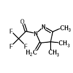 CAS 登录号：115174-64-6， 2,2,2-三氟-1-(3,4,4-三甲基-5-亚甲基-4,5-二氢-1H-吡唑-1-基)乙酮