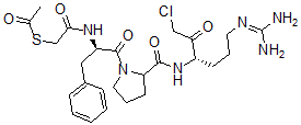CAS 登录号：115290-74-9， N(alpha)-((乙酰基硫代)乙酰基)-苯丙氨酰-脯氨酰-精氨酸氯甲基甲酮
