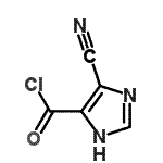 CAS 登录号：115363-80-9， 4-氰基-1H-咪唑-5-甲酰氯