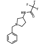 CAS#: 115445-23-3, N-(1-Benzyl-3-Pyrrolidinyl)-2,2,2-Trifluoroacetamide