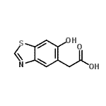 CAS#: 115585-81-4, (6-Hydroxy-1,3-Benzothiazol-5-Yl)Acetic Acid
