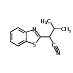 CAS#: 115616-07-4, 2-(1,3-Benzothiazol-2-Yl)-3-Methylbutanenitrile