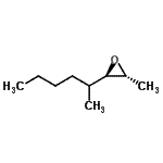 CAS 登录号：115667-88-4， (2R,3R)-2-(2-己烷基)-3-甲基环氧乙烷