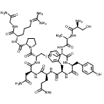 CAS#: 115699-80-4, 1-({(4R,7S,10S,13R,16S,19R)-7-(2-Amino-2-Oxoethyl)-10-(3-Amino-3-Oxopropyl)-13-Benzyl-16-(4-Hydroxybenzyl)-6,9,12,15,18-Pentaoxo-19-[(L-Seryl-L-Alanyl)Amino]-1,2-Dithia-5,8,11,14,17-Pentaazacycloicosa N-4-Yl}Carbonyl)-L-Prolyl-N<Sup>5</Sup>-(Diaminomethylene)-L-Ornithylglycinamide