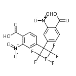 CAS 登录号：115873-09-1， 4,4'-(1,1,1,3,3,3-六氟-2,2-丙烷二基)二(2-硝基苯甲酸)